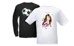 photos printed on a t-shirt